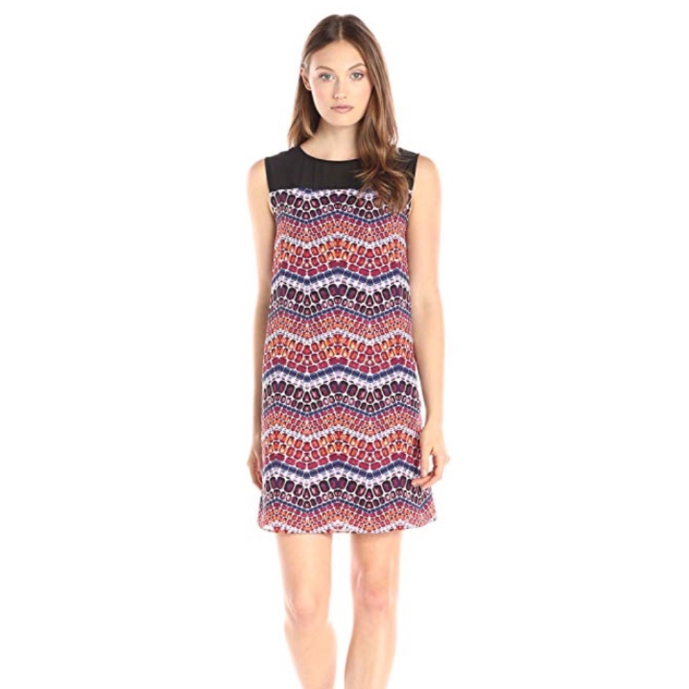 Sam Edelman Women's Jemma Shift Dress, Multi XS